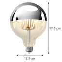 Foco Vintage Espejo 8W, dimeable