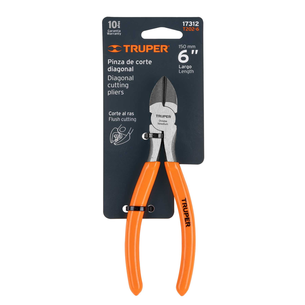 PINZA DE CORTE DIAGONAL 6'' 