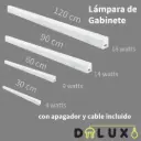 Lámpara de Gabinete con apagador y cable incluido