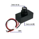 Interruptor fotoeléctrico 127 V, fotocelda, Volteck, 