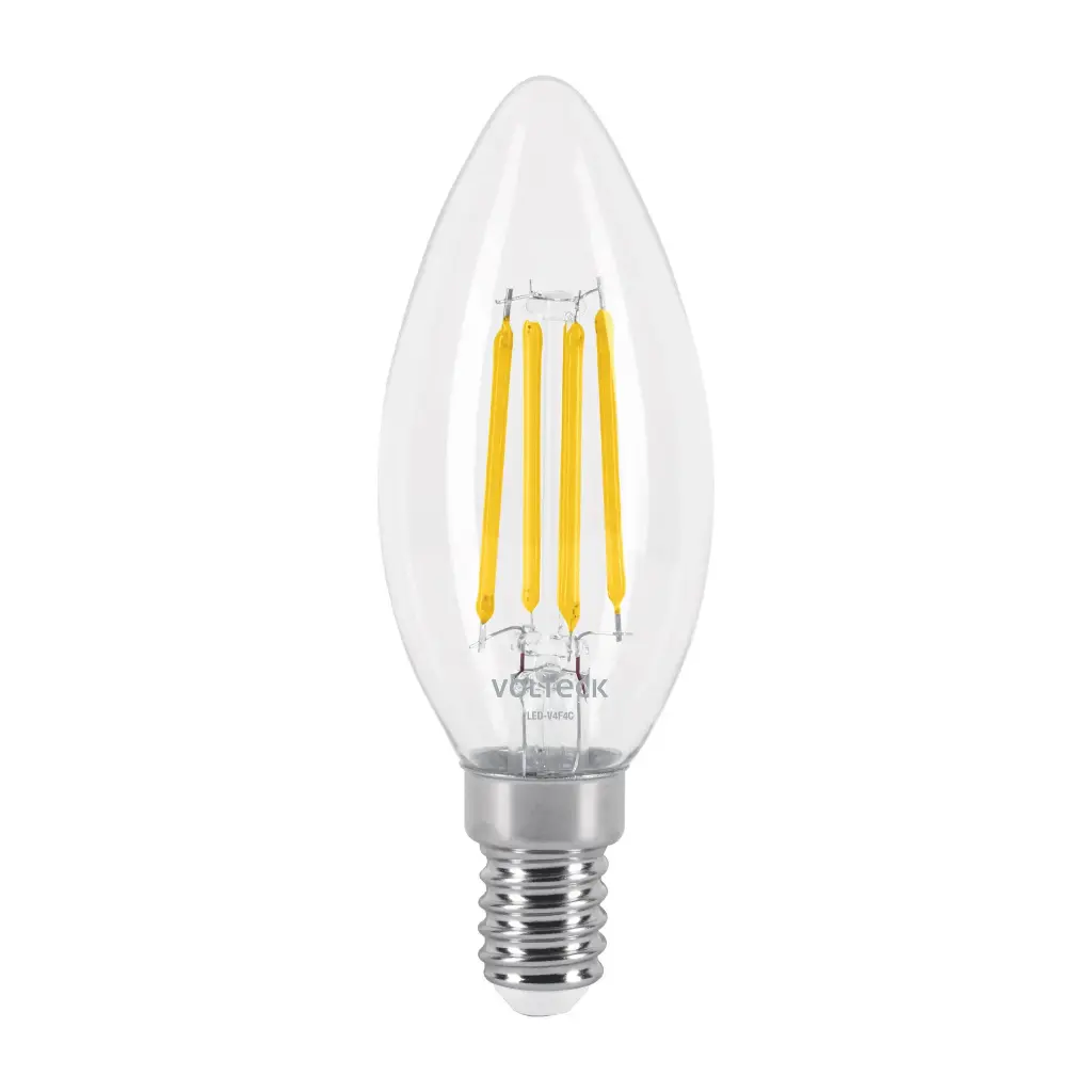 LED-V4F4C Foco tipo vela E14