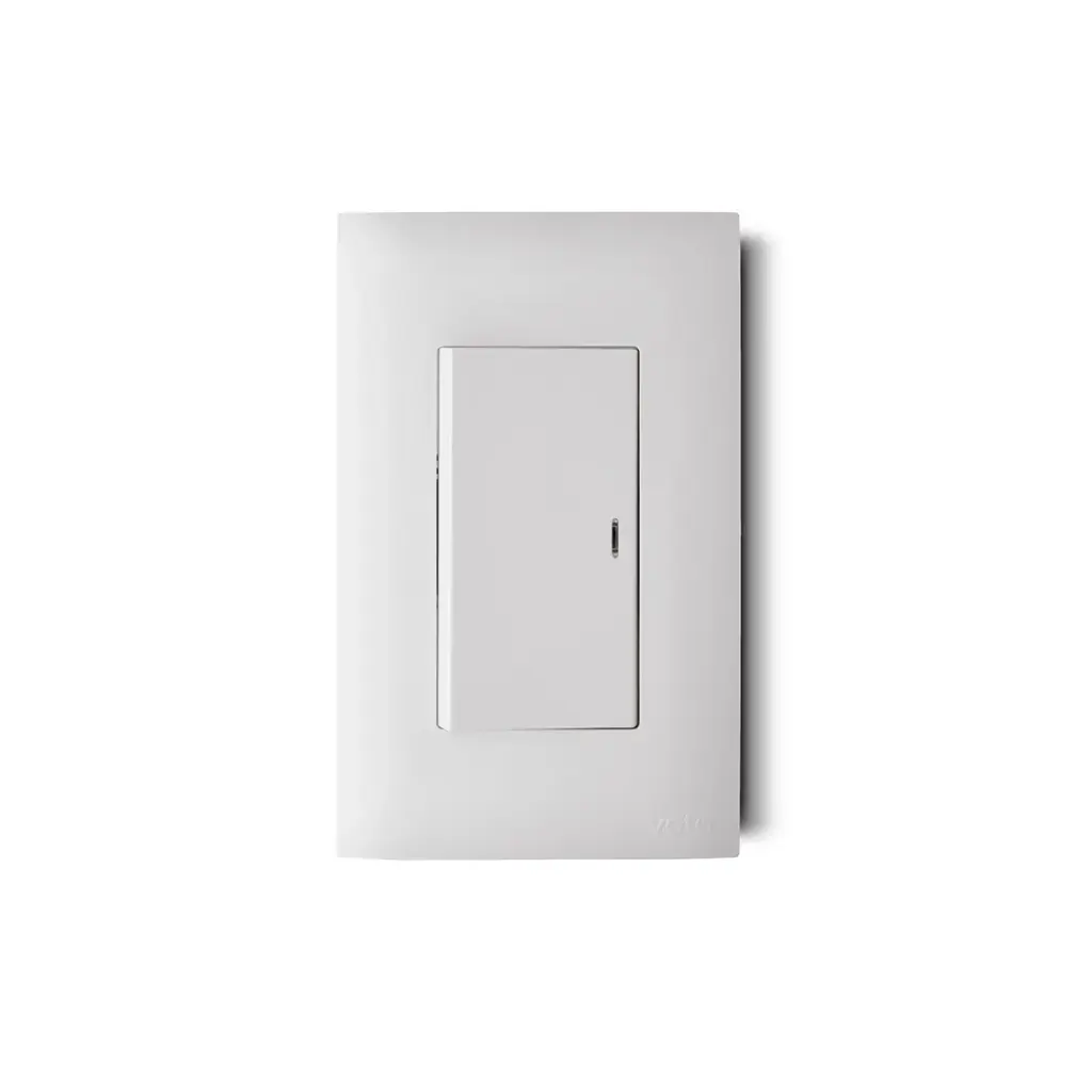 Apagador sencillo de escalera blanco Veto Vive