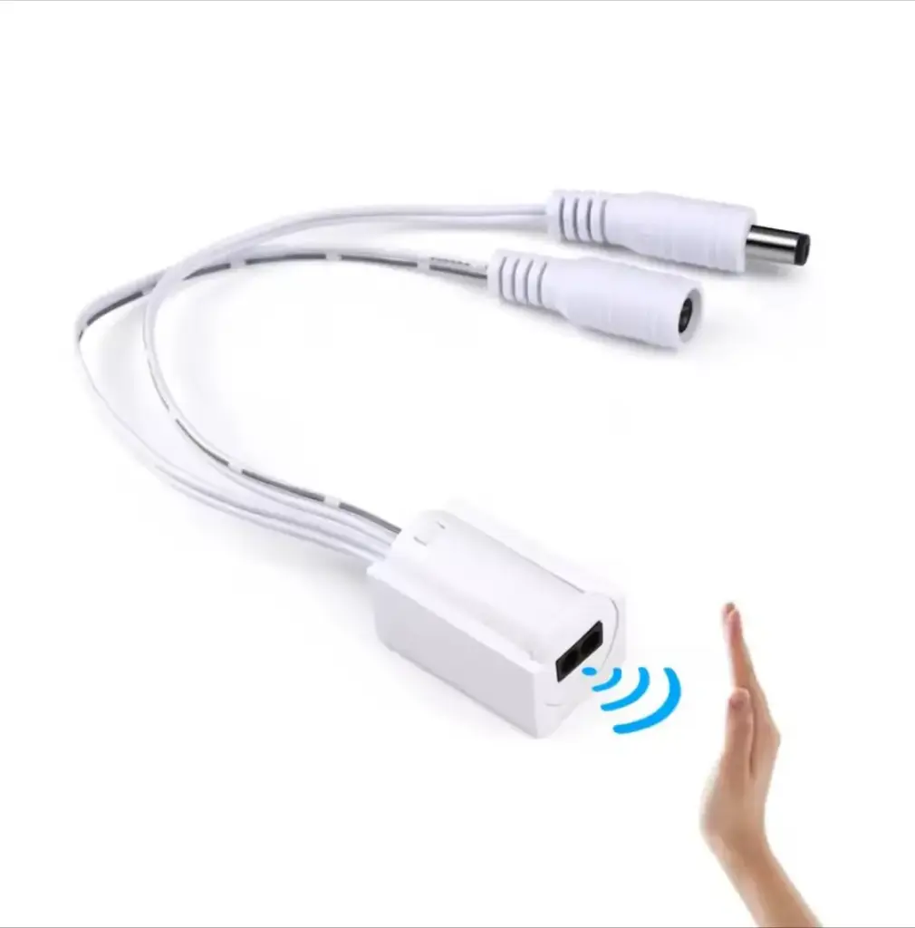Interruptor de sensor con barrido manual para tira LED