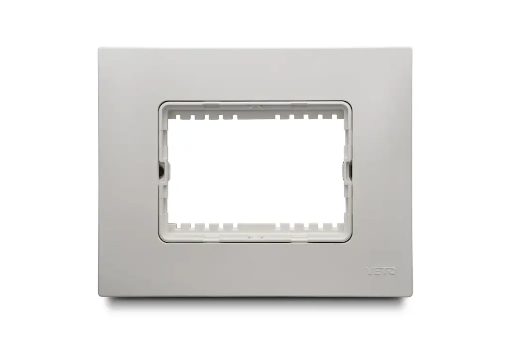 Placa 3 Huecos Blanco PLU60088