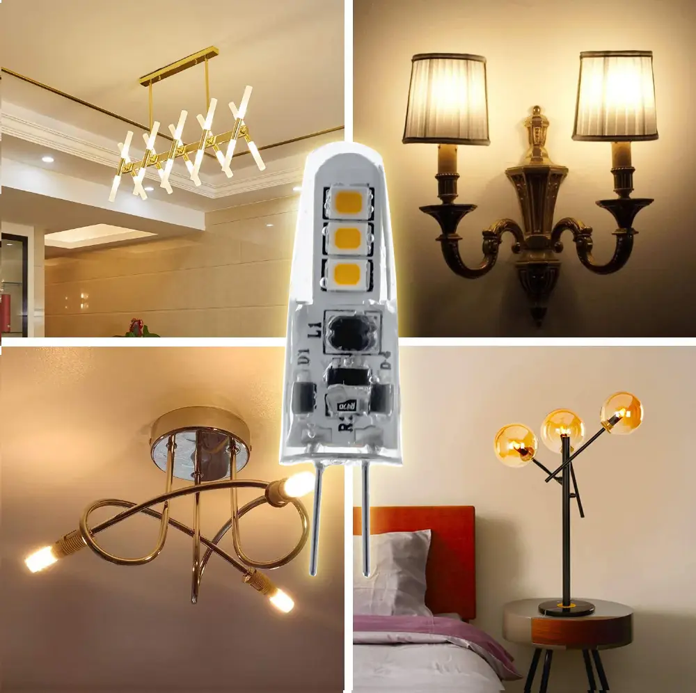 Foco cacahuate LED 2W 12 volts
