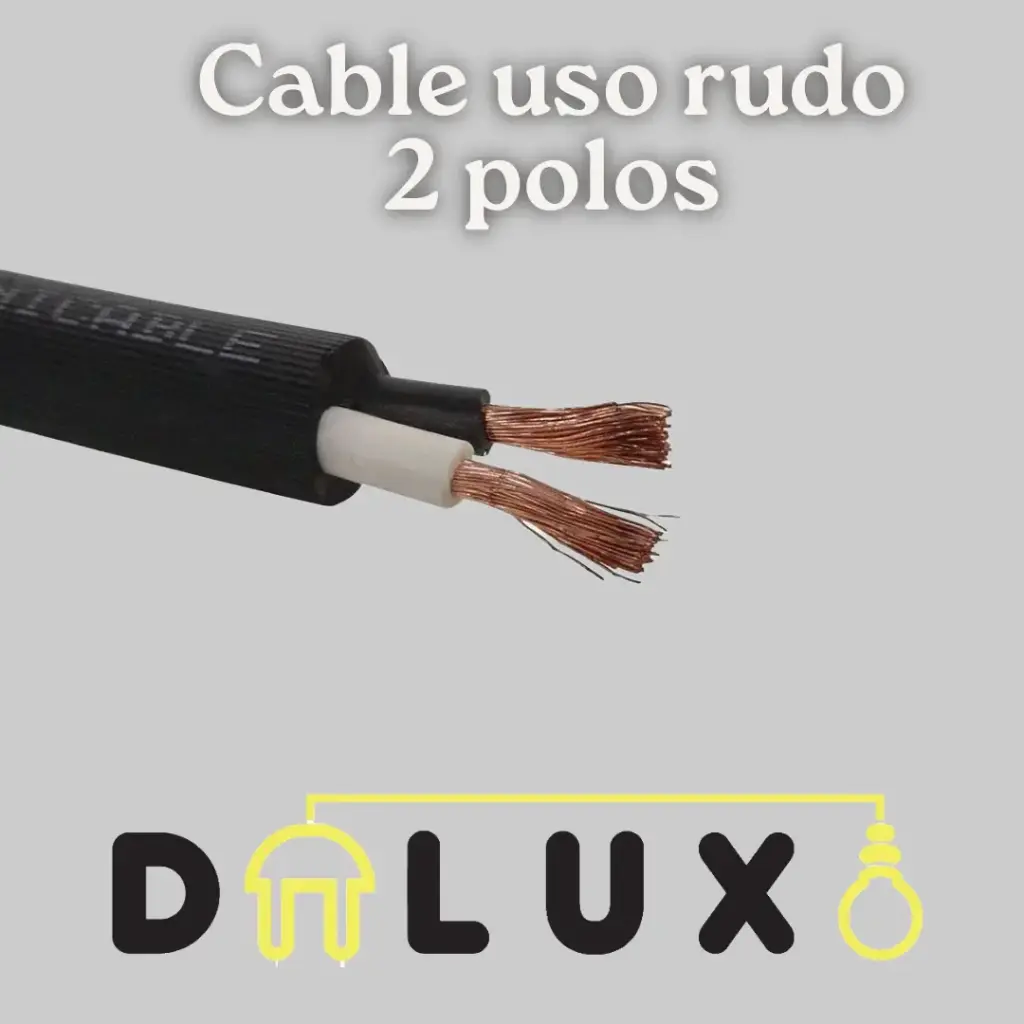 Cable de uso rudo 2 polos