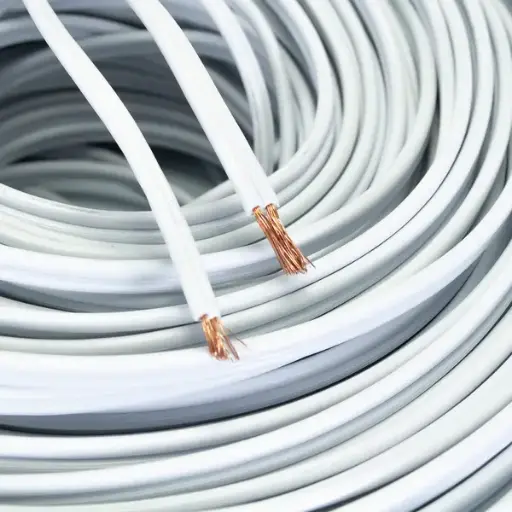Cable POT duplex blanco