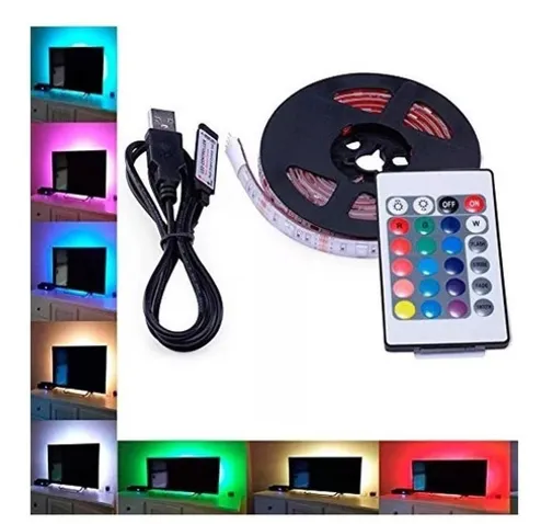 [LASTIR87261] Tira led RGB 2 mts. USB audiorítmica con control