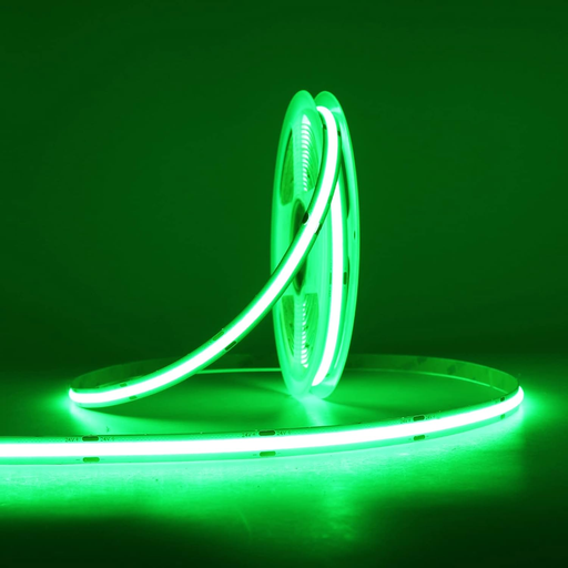 Tira led COB verde 5 mts. 24 volts 