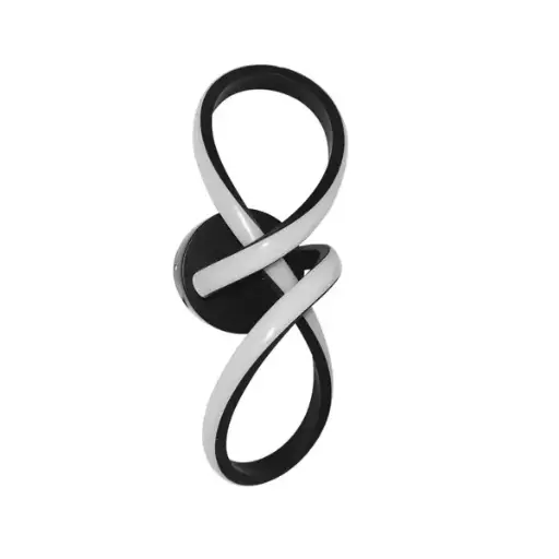 Lámpara de pared arbotante tipo infinito 24 watts 3 tonos