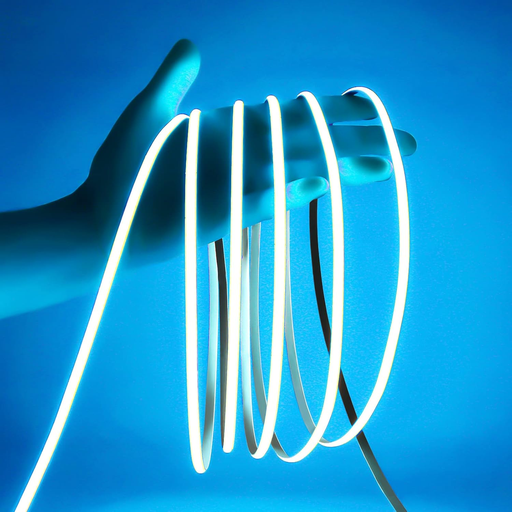 Tira led COB azul ice 5 mts. 24 volts