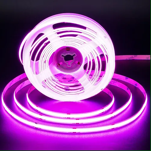 Tira led COB rosa 5 mts. 24 volts