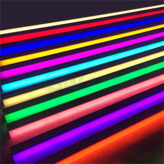 Tubo Led Neón Integrado T8 20 Watts 1.20 mts Naranja