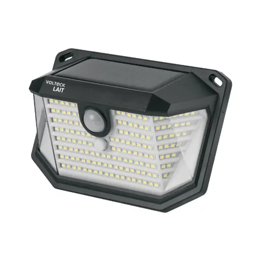 Luminario Solar LED 3 W, sensor de mov.