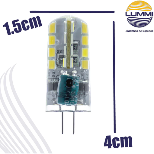 Foco led G4 Cacahuate 3W resina