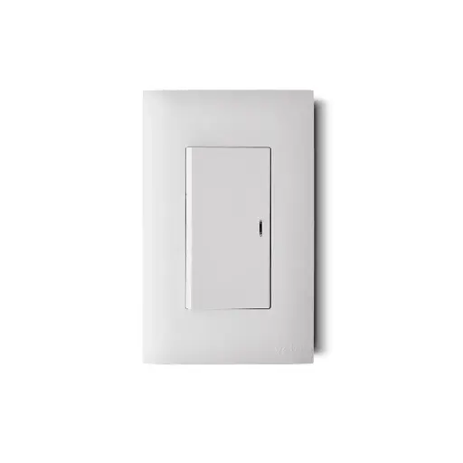 Apagador sencillo de escalera blanco Veto Vive