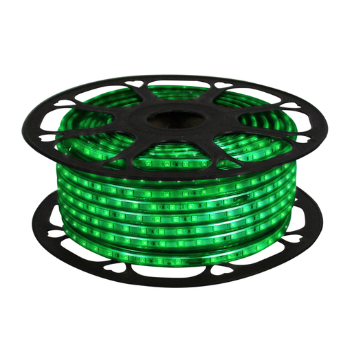 Tira led 5050 verde Manguera 127 volts