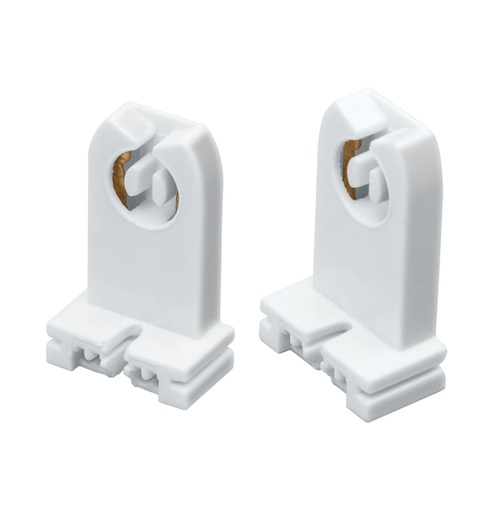 Portalámparas p/tubo LED y fluorescente, base G13