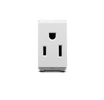 Contacto Premium 15 Ampers, Blanco Veto