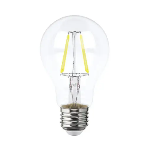 Foco A19 LED filamentos 12 watts luz cálida