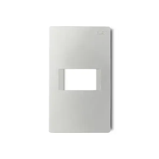 Placa Blanca 1 Modulo Veto Premium