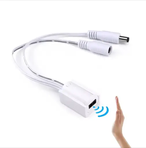 Interruptor de sensor con barrido manual para tira LED