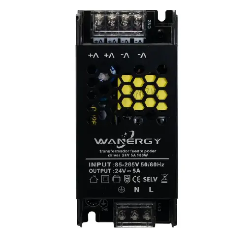 [eliminador] Fuente de poder 24 Volts 5 ampers, Wanergy