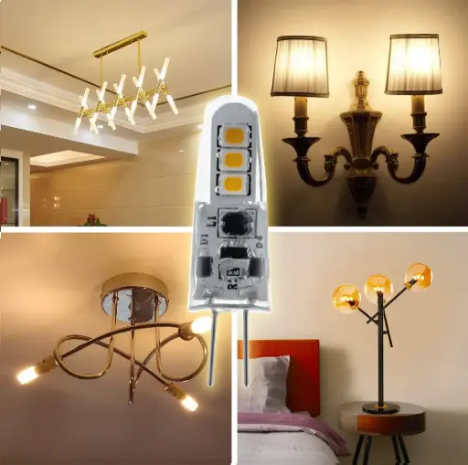 Foco cacahuate LED 2W 12 volts